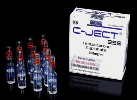 C-Ject 250 | Testosterone Cypionate 250mg/ml x 10 x 1ml amps | Thaiger Pharma